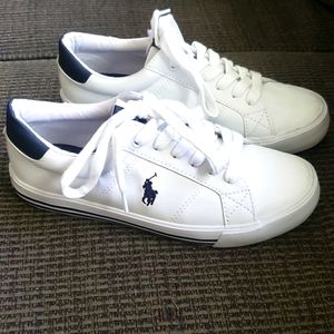 Ralph Lauren Polo sneakers- white- like new